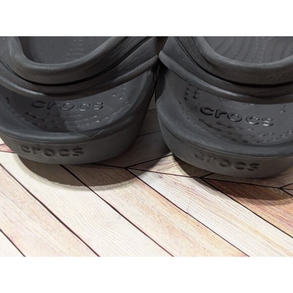 Crocs Kadee Shoes Ballet Slip On Dark Black Flats Women's Size 9 Closed Toe - Picture 5 of 9